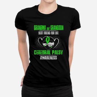 Grandma And Grandson Best Friend Of Life Cerebral Palsy Ladies Tee - Seseable
