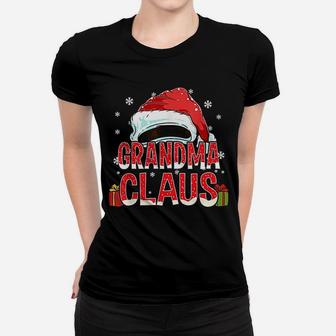 Grandma Claus Group Gifts Matching Family Christmas Ladies Tee - Seseable