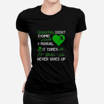 Green Ribbon A Mother Who Never Gives Up Ladies Tee - Seseable