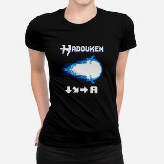 Hadouken Pixel Art Nur Hier Frauen T-Shirt - Seseable