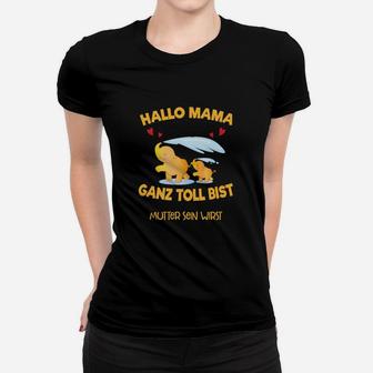 Hallo Mama Du Bist Toll Frauen Tshirt mit Entenmotiv für Schwangere - Seseable