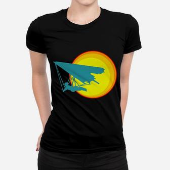 Hang Glider Silhouette - Hang Gliding - Wind Sports Women T-shirt - Seseable