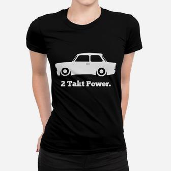 Herren Frauen Tshirt Klassisches Auto 2 Takt Power Motiv, Retro Fahrzeug Fans - Seseable