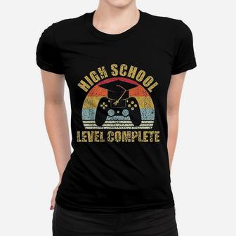 High School Graduation Level Complete Gamer Graduation Ladies Tee - Seseable