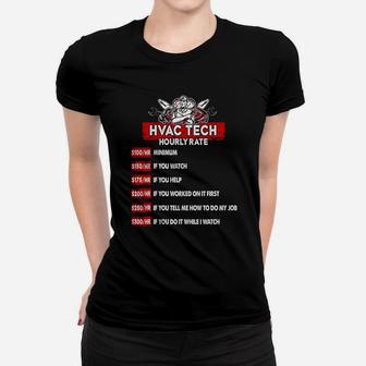 Hvac Tech Hvac Technical Shirts Hvac Mechanics 2 Ladies Tee - Seseable