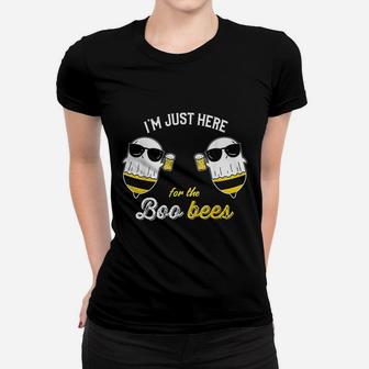 I Am Just Here For The Boo Bees Ghost Funny Ladies Tee - Seseable