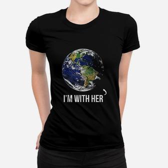I Am With Her Mother Earth Ladies Tee - Seseable