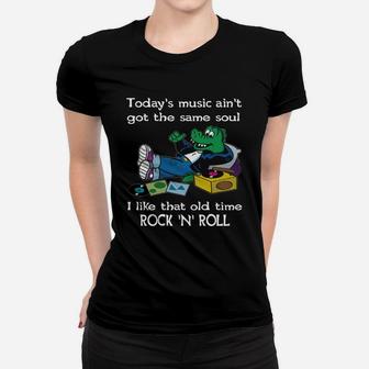 I Like That Old Time Rock N Roll Ladies Tee - Seseable