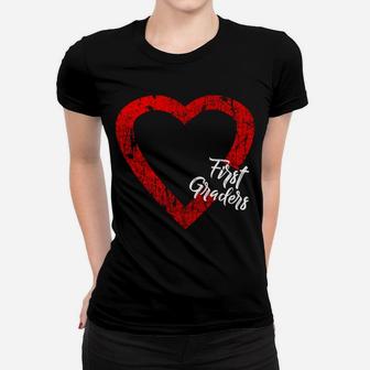 I Love My First Graders Valentines Day For Teachers Ladies Tee - Seseable