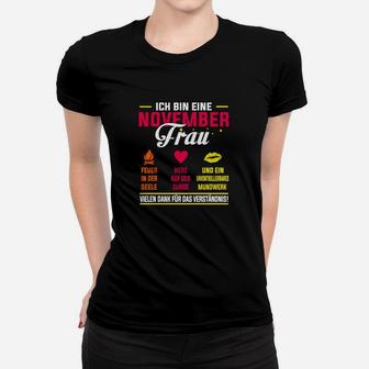 Ich Bin Ein Novemberfrau- Frauen T-Shirt - Seseable