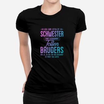 Ich Bin Stolze Schwester Frauen T-Shirt - Seseable