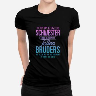 Ich Bin Stolze Schwester Frauen T-Shirt - Seseable