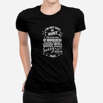 Im Not Just An Aunt Auntie Family Love Nephew Niece Ladies Tee - Seseable