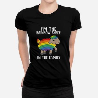 Im The Rainbow Sheep In The Family Lgbtq Pride Ladies Tee - Seseable