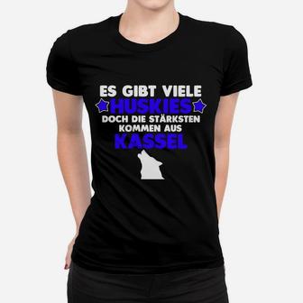 Kassel Huskies Fan-Frauen Tshirt, Starke Huskies Motiv aus Kassel - Seseable