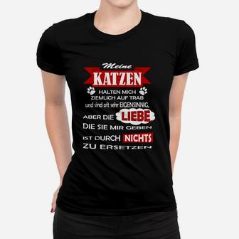 Katzen Liebe Unersetzlich Frauen T-Shirt - Seseable