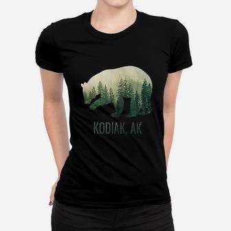 Kodiak Bear Southeast Alaska Tongass Wildlife Women T-shirt - Seseable