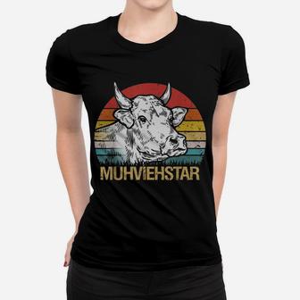 Kuh Tier Kuh Bauernhof Gesschenk Muhvi Frauen T-Shirt - Seseable