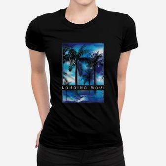 Lahaina T Shirt Maui Hawaii Souvenir Beach Adults Kids Retro Women T-shirt - Seseable