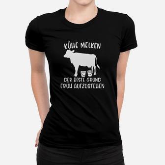 Landwirtschaft Kühe Melken Frauen T-Shirt - Seseable