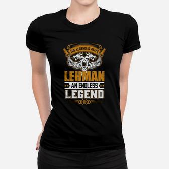 Lehman An Endless Legend Ladies Tee - Seseable