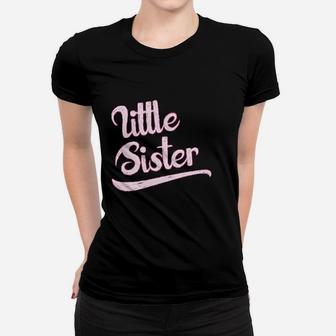 Little Sister Baby Outfit Baby Shower For Baby Girl Baby Ladies Tee - Seseable