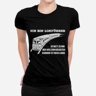 Lokführer Weg Lange Nur Online Frauen T-Shirt - Seseable