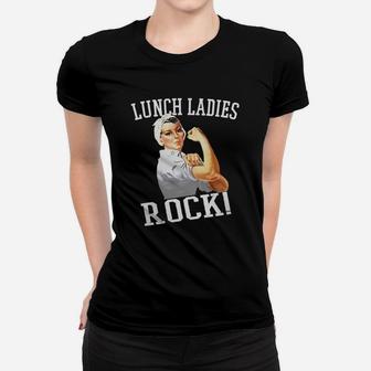 Lunch Ladies Rock Tshirt Funny Lunch Lady Shirts Women T-shirt - Seseable