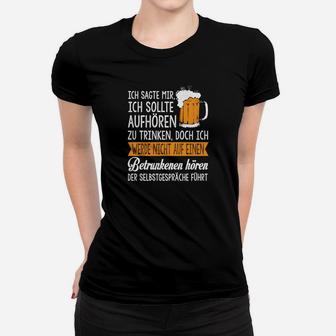 Lustiges Bier-Spruch Frauen Tshirt, Witziges Trinker Statement-Frauen Tshirt - Seseable