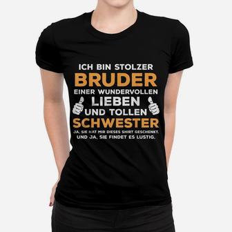 Lustiges Bruder Schwester Geburtstag Ges Frauen T-Shirt - Seseable