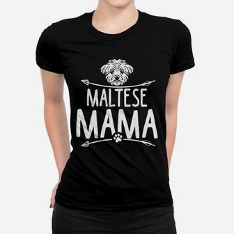 Maltese Mama Funny Dogs 2022 Mother Day Great Gift Ladies Tee - Seseable