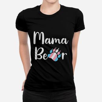 Mama Bear Transgender Mom Trans Pride Lgbt Ladies Tee - Seseable