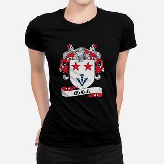 Mccall Family Crest Scottish Family Crests Ladies Tee - Seseable
