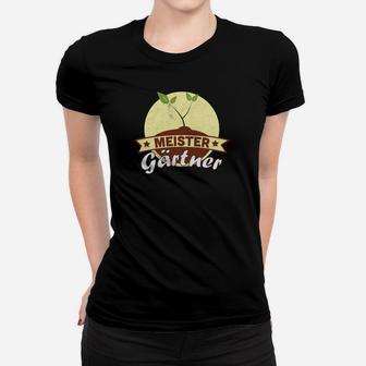 Meister Gärtner Frauen Tshirt im Vintage-Stil, Grafik-Tee für Gartenliebhaber - Seseable
