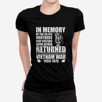 Memorial Day - Never Returned Vietnam War Women T-shirt - Seseable