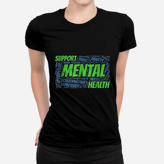 Mental Health Awareness Support Mental Health Ladies Tee - Seseable