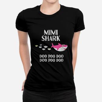 Mimi Shark Doo Doo For Grandma Women Mothers Day Ladies Tee - Seseable