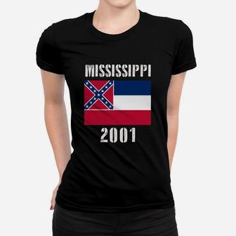 Mississippi State Flag Ladies Tee - Seseable