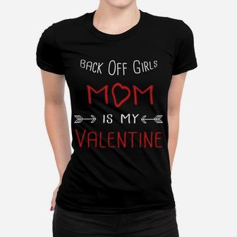 Mom Is My Valentine Kids Boys Girls Funny Gift Ladies Tee - Seseable