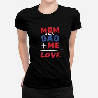 Mommy Is My Valentine Daddys Little Valentine Ladies Tee - Seseable