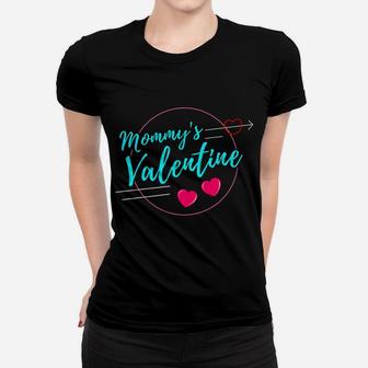 Mommy Valentine Valentines Day Heart Kids Boys Girls Ladies Tee - Seseable