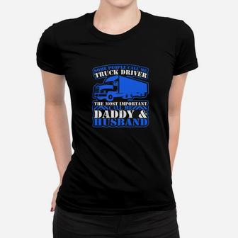 Most Important People Call Me Daddy Husband Cool Ladies Tee - Seseable