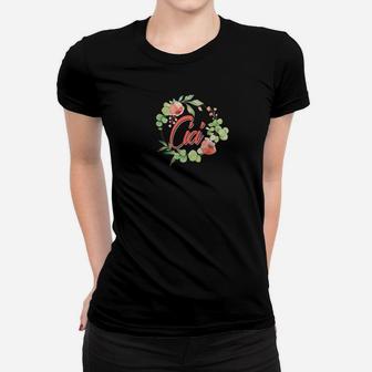Mothers Day Gift Cici Grandma Floral Ladies Tee - Seseable