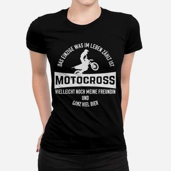 Motocross_alles Was Zählt Frauen T-Shirt - Seseable