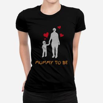 Mummy To Be Future Mom Mommy Halloween Costume Ladies Tee - Seseable