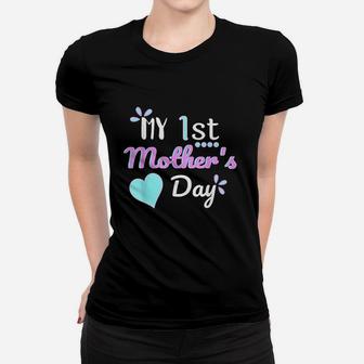 My First Mothers Day Baby Announcement Ladies Tee - Seseable