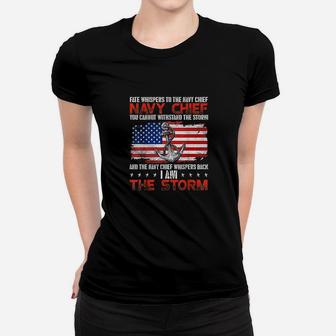 Navy Chief Fate Whispers To The Navy Chief You Canno Ladies Tee - Seseable