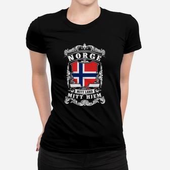 Norge Norwegen Norwegen Mitt An Land Frauen T-Shirt - Seseable