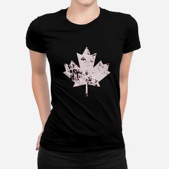 Nuffsaid Vintage Canada Maple Leaf Ladies Tee - Seseable