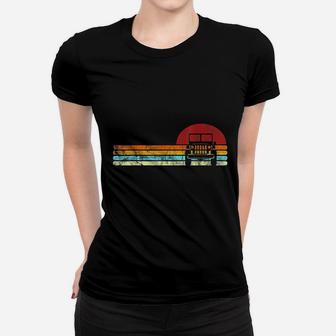 Off Road 4x4 Vintage Retro 70s Sunset Off Road Gift Ladies Tee - Seseable